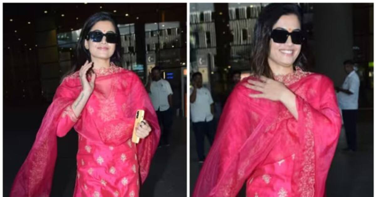 சல்வார் போட்ட சொர்க்கமே... டால் அடிக்கும் அழகில் ஏர்போட் வந்த ராஷ்மிகா! லேட்டஸ்ட் போட்டோஸ் கேலரி!