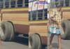 Bus tire from falling off! The driver suddenly stopped the bus! Passengers who survived!