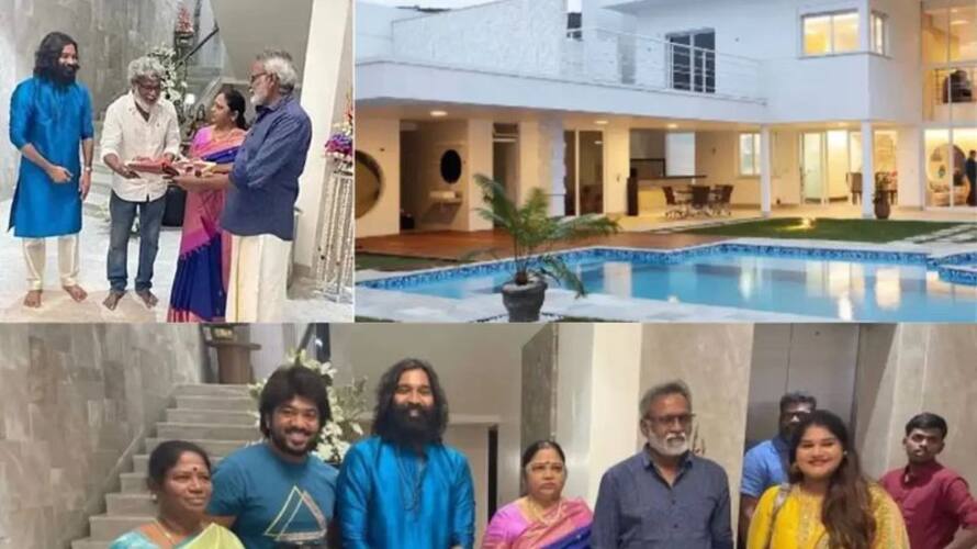 Actor dhanush 150 crore house home tour video Actor dhanush 150 crore house home tour video