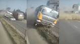 tipper lorry accident video goes viral in internet
