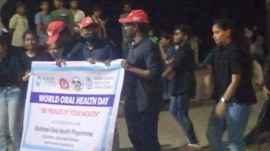 World Oral Health Day: Students of medical college dance and raise awareness in Puducherry World Oral Health Day: Students of medical college dance and raise awareness in Puducherry