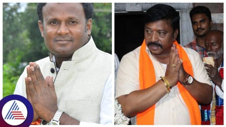fight between Kolar Assembly Constituency BJP ticket aspirants om shakthi chalapathi and varthur prakash gow fight between Kolar Assembly Constituency BJP ticket aspirants om shakthi chalapathi and varthur prakash gow