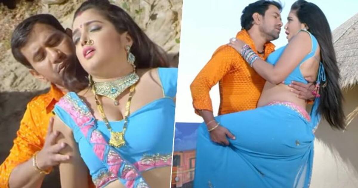 Amrapali Dubey Sexy Video Bhojpuri Actress Nirahuas Bold Bedroom Romance Song Gives You