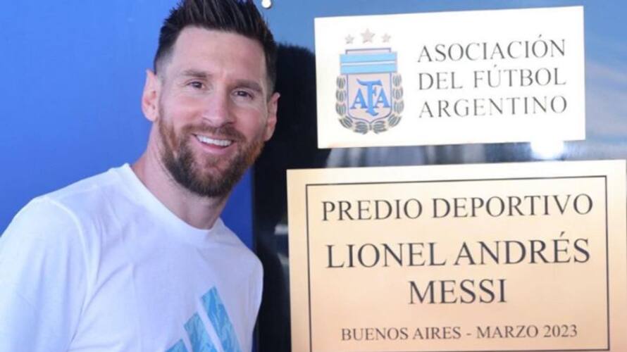 Argentine national Football teams training centre named as Lionel Messi jje Argentine national Football teams training centre named as Lionel Messi jje