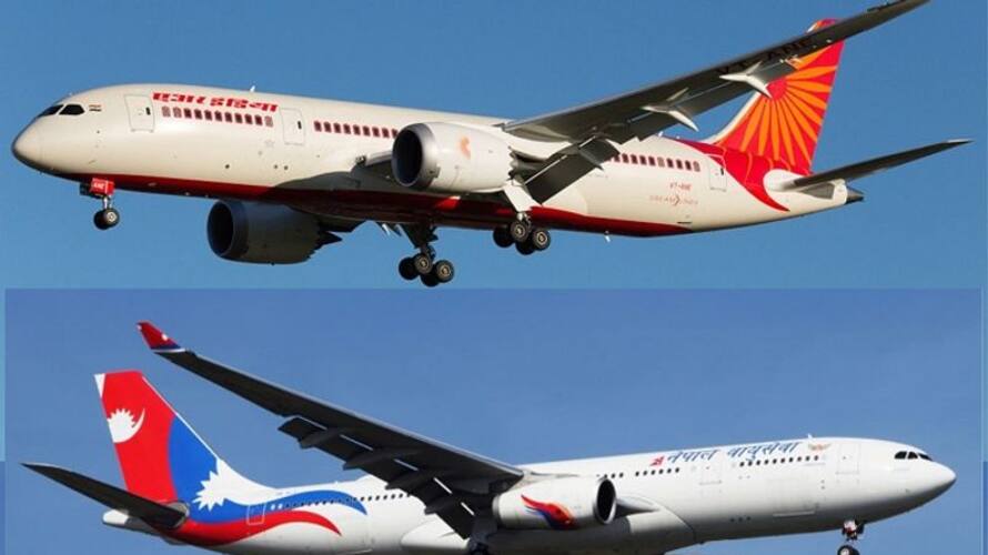 Air India and Nepal Airlines aircraft almost collided mid-air Air India and Nepal Airlines aircraft almost collided mid-air