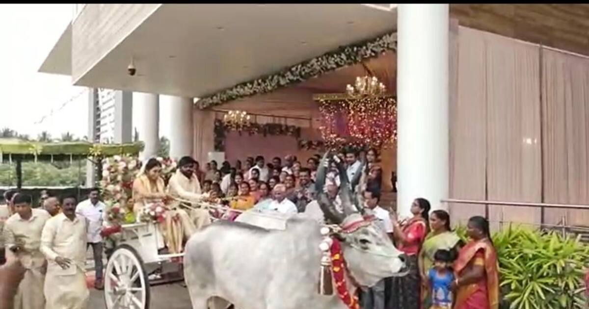 “சண்முகம் எடுடா வண்டிய” நாட்டாமை பட பாணியில் மணப்பெண்ணுடன் ஊர்வலம் வந்த மருத்துவர்