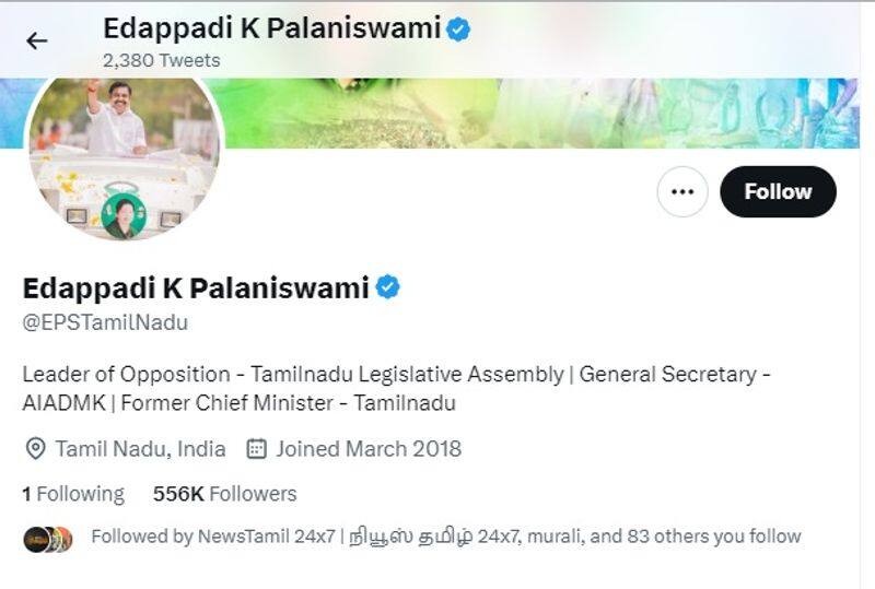 Edappadi Palaniswami took charge as AIADMK general secretary after the court order