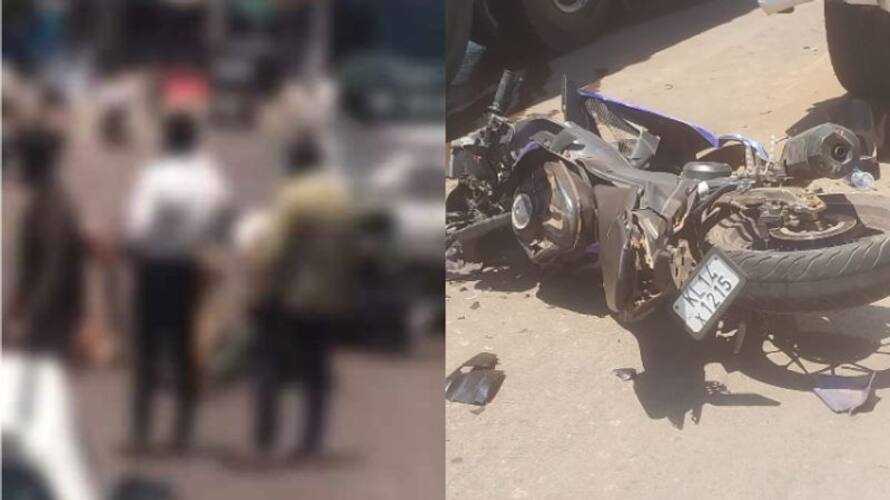 22yr old dead after bike lorry accident at Hosangadi kgn 22yr old dead after bike lorry accident at Hosangadi kgn