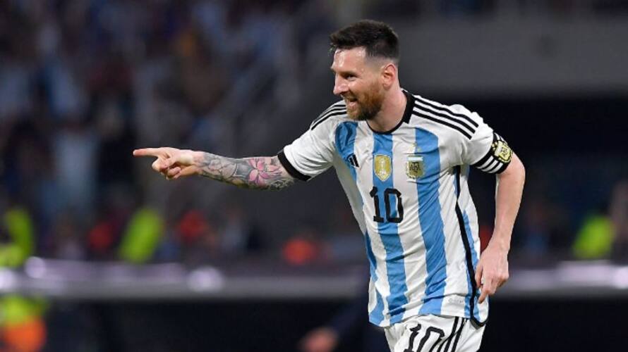 watch video lionel messi completes 100 goal with argentine jersey saa watch video lionel messi completes 100 goal with argentine jersey saa