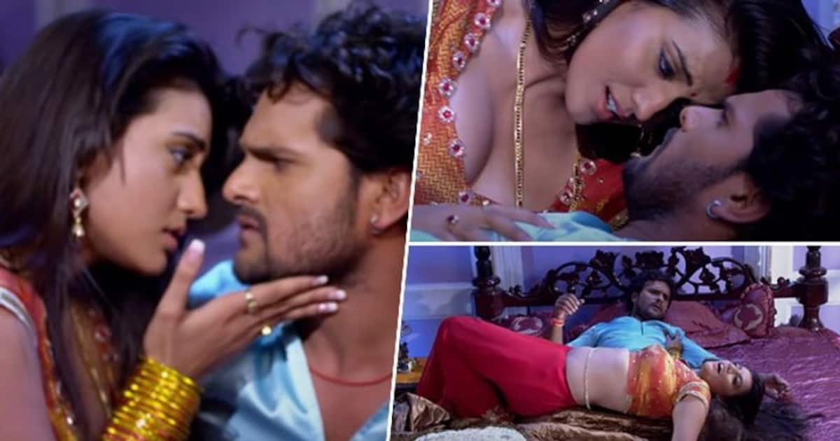 Akshara Singh Sexy Video Bhojpuri Actress Khesari S Bold Bedroom Song Aag Lage Na Raja Goes