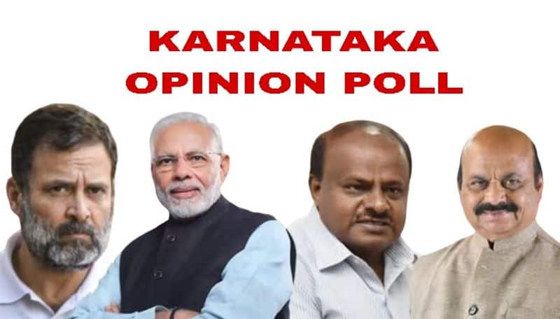 Karnataka election 2023 Opinion poll says BJP will win 110-120 seats