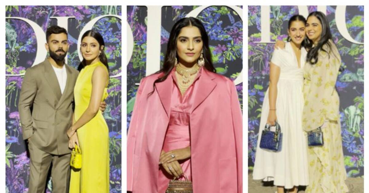 Dior Fall 2023 Mumbai Show: Anushka-Virat Kohli, Sonam Kapoor, Isha ...