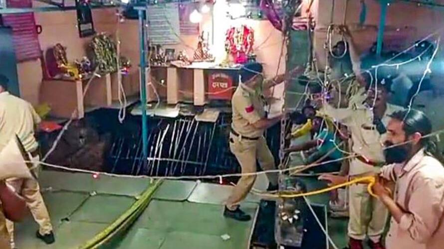 Indore stepwell collapse: Police file FIR against two temple trust members for culpable homicide AJR Indore stepwell collapse: Police file FIR against two temple trust members for culpable homicide AJR