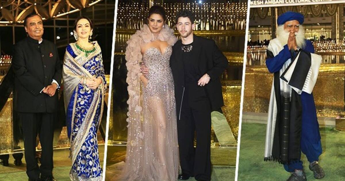 Nita Ambani Saxy - Nita Mukesh Ambani Cultural Centre: Priyanka Chopra, Nick Jonas, Sadhguru  ramp up style game at event