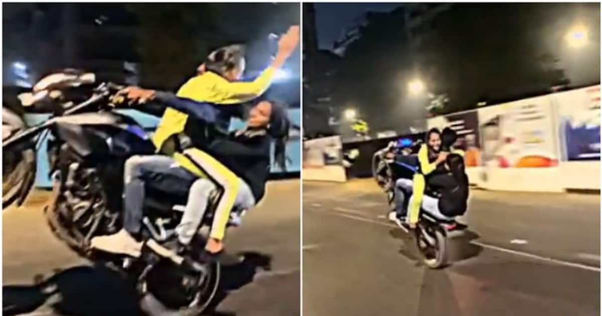 2 சிறுமிகளுடன் பைக் சாகசம் செய்த மும்பை இளைஞர் கைது