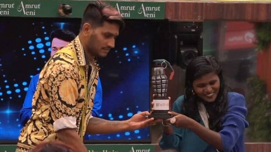 bigg boss malayalam season 5 first award goes to gopika gopi mohanlal nsn bigg boss malayalam season 5 first award goes to gopika gopi mohanlal nsn
