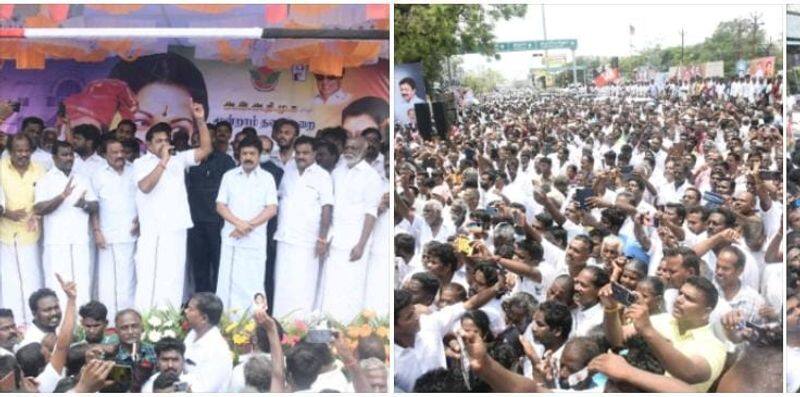 AIADMK protests across Tamil Nadu condemning DMK government activities