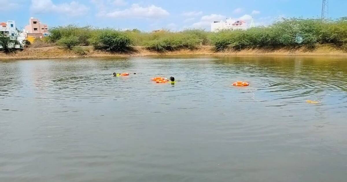 காவிரியில் மூழ்கி தம்பதி பலி; கரையில் நின்றிருந்த குழந்தைகள் ஏமாற்றம்