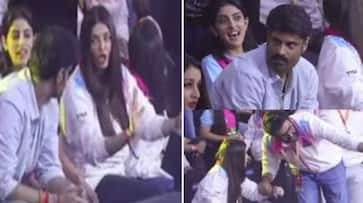 Is all well with Aishwarya Rai, Abhishek Bachchan? Did she rolls eyes at her husband in public? (WATCH VIDEO) RBA