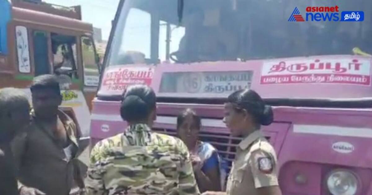 Viral Video : திருப்பூர் பிரதான சாலையில் மது போதையில் அட்டகாசம் செய்த பெண்மணியால் பரபரப்பு!