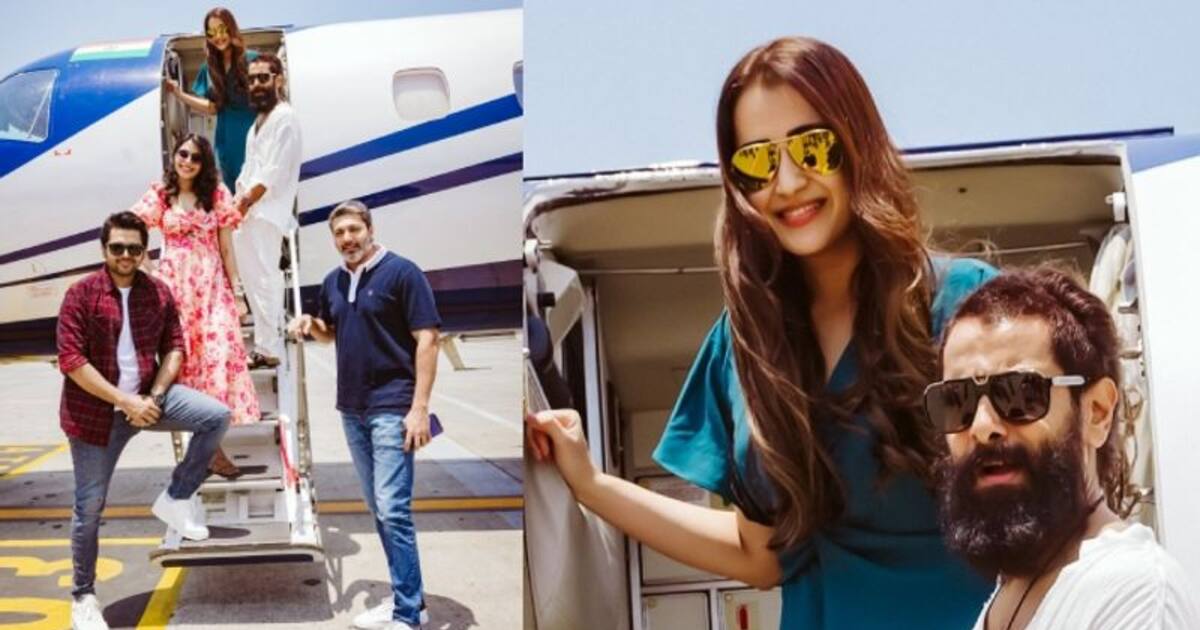 ஆரம்பிக்கலாங்களா... ஜாலியாக டூருக்கு கிளம்பிய பொன்னியின் செல்வன் படக்குழு - வைரலாகும் போட்டோஸ் இதோ