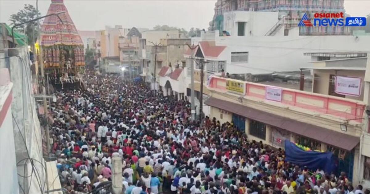 Watch : ஶ்ரீரங்கத்தில் சித்திரை தேரோட்டம்! அலை கடலென திரண்ட பக்தர்கள் வடம் பிடித்து இழுத்து வழிபாடு!
