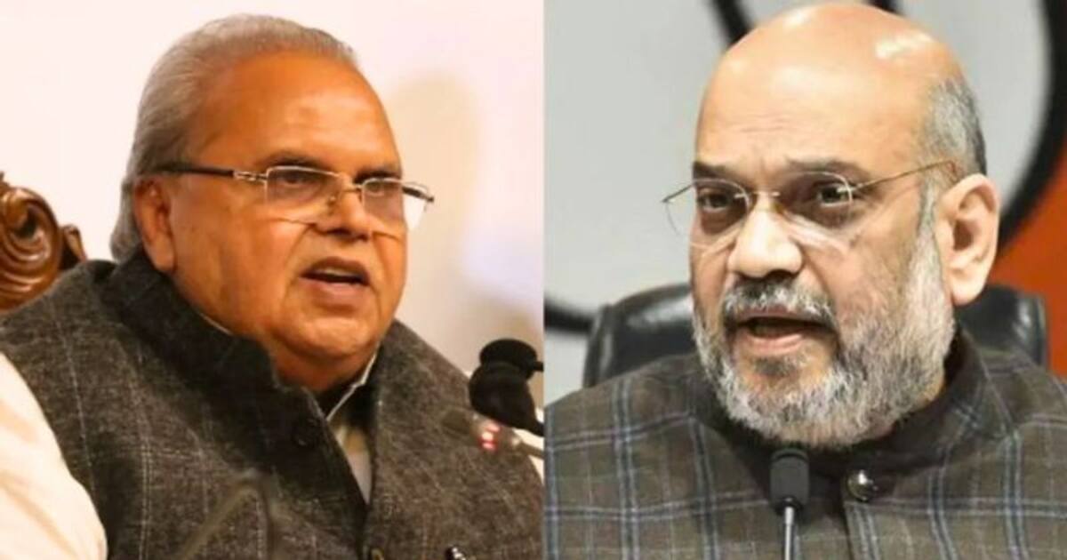 புல்வாமா தாக்குதல்: இவர்கள் தான் காரணம்..சத்யபால் மாலிக் அதிரடி - அமித் ஷா கொடுத்த விளக்கம்