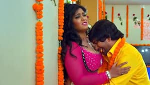 Subhi Sharma Ka Sex - Bhojpuri SEXY video: Shubhi Sharma, Nirahua's bedroom song 'Pala Mein Laga  Ke Kadi' is making fans go crazy