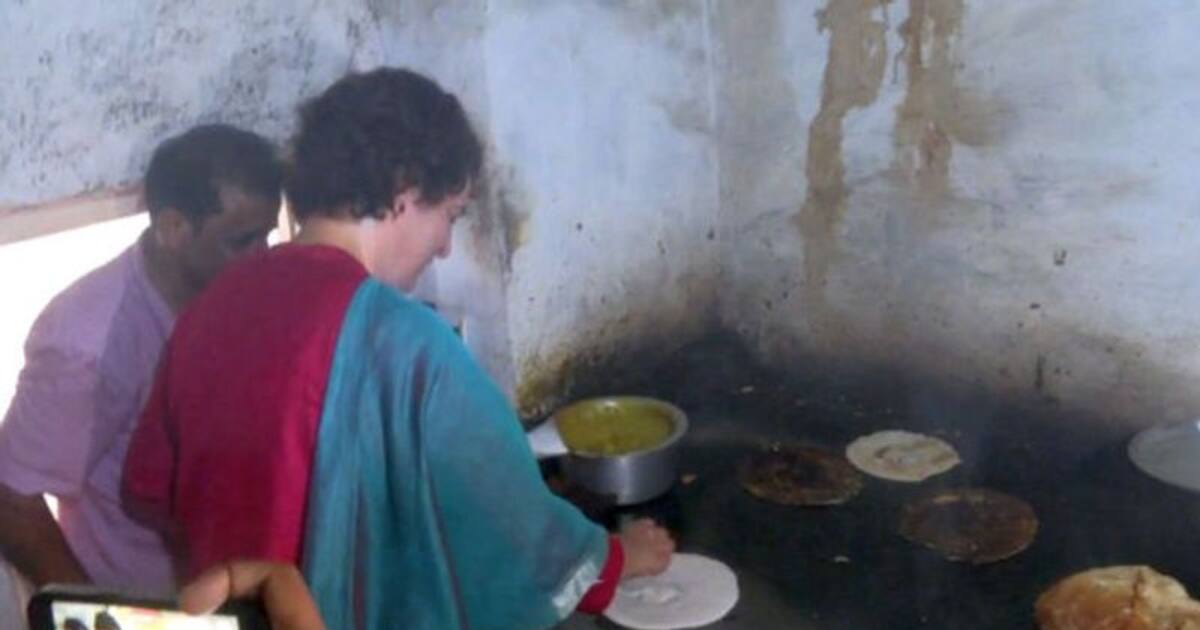 Watch : மைசூரு ஓட்டலில் தோசை ஊற்றிய பிரியங்கா காந்தி வத்ரா!!