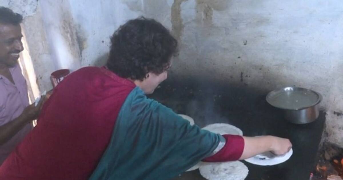 Karnataka election 2023: மைசூரில் ஓட்டலில் பிரியங்கா காந்தி வத்ரா செய்த காரியம்; வைரல் வீடியோ!!