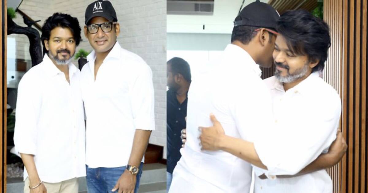 தளபதியை சந்தித்த புரட்சிதளபதி! விஜய்யின் புது ஆபிஸுக்கு திடீர் விசிட் அடித்த மார்க் ஆண்டனி டீம்- பின்னணி என்ன?