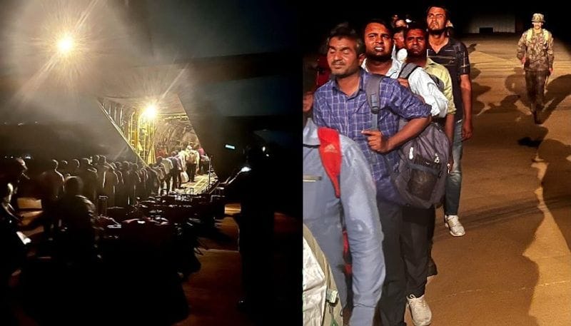 sudan crisis operation kaveri indian air force daring night mission rescues 121 stranded indians from Khartoum snt