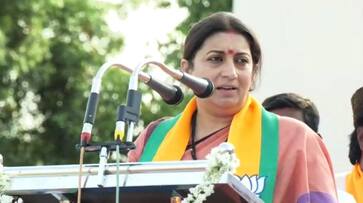 Upcoming elections battle between dharma and adharma not votes says Smriti Irani SSM Upcoming elections battle between dharma and adharma not votes says Smriti Irani SSM