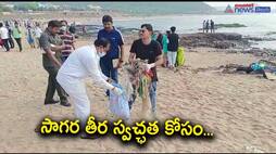 beach cleanup drive in visakhapatnam-ngos and locals participate in huge numbers