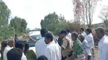 Man threw detonator on Penukonda MLA vehicle in Andhra Pradesh - bsb Man threw detonator on Penukonda MLA vehicle in Andhra Pradesh - bsb