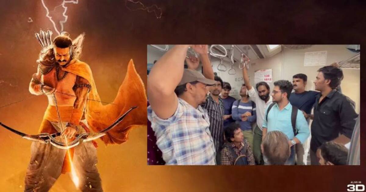 Watch : மின்சார ரெயிலில் அட்டி போட்டு ஆதிபுருஷ் பட பாடலை பாடிய இளைஞர்கள் - வைரலாகும் வீடியோ