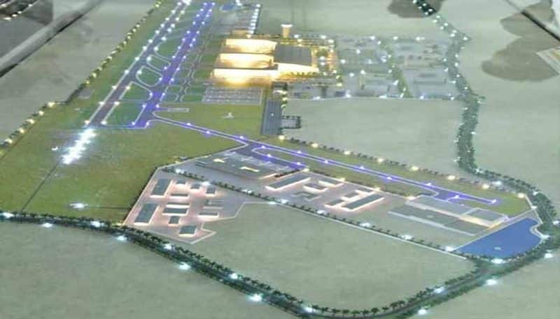 Andhra Pradesh CM YS Jagan   lays  Foundation stone for Bhogapuram airport lns 