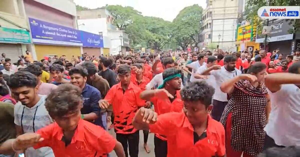 கோவை ஆர்.எஸ்.புரத்தில் நீண்ட நாட்களுக்குப் பிறகு நடைபெற்ற Happy Street - உற்சாகமடைந்த பொதுமக்கள்