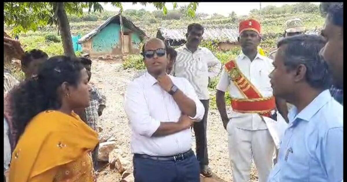 2 கி.மீ. நடந்து சென்று ஆய்வு மேற்கொண்ட ஆட்சியர்; மகிழ்ச்சியில் திழைத்த மலைவாழ் மக்கள்