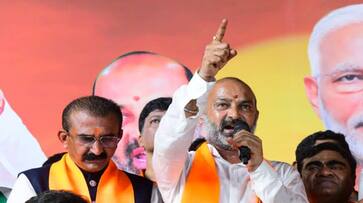 Bandi Sanjay Kumar Slams Sonia Gandhi And Congress Party Regarding Womens Reservation Bill KRJ Bandi Sanjay Kumar Slams Sonia Gandhi And Congress Party Regarding Womens Reservation Bill KRJ