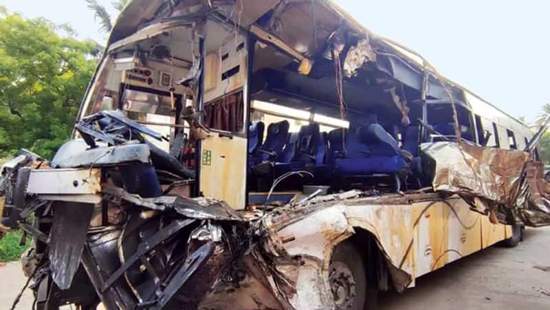Government Express Bus accident...4 people Death in Sirkali