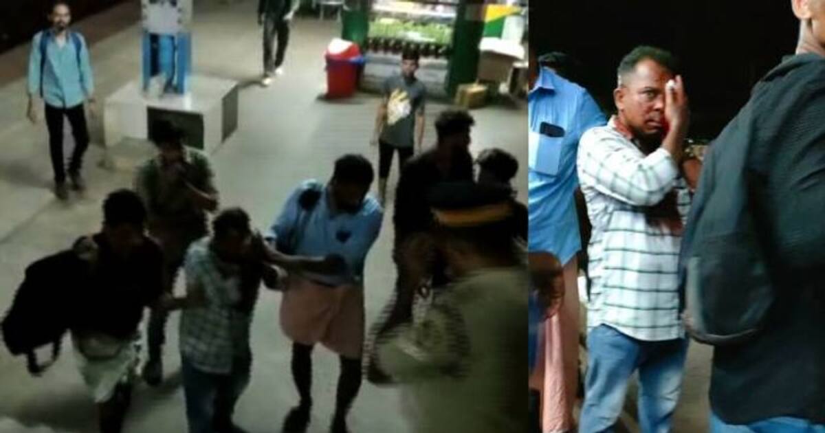 ஓடும் ரயிலில் சக பயணியை மதுபாட்டிலால் குத்திய நபர்.. அதிர்ச்சி சம்பவம்