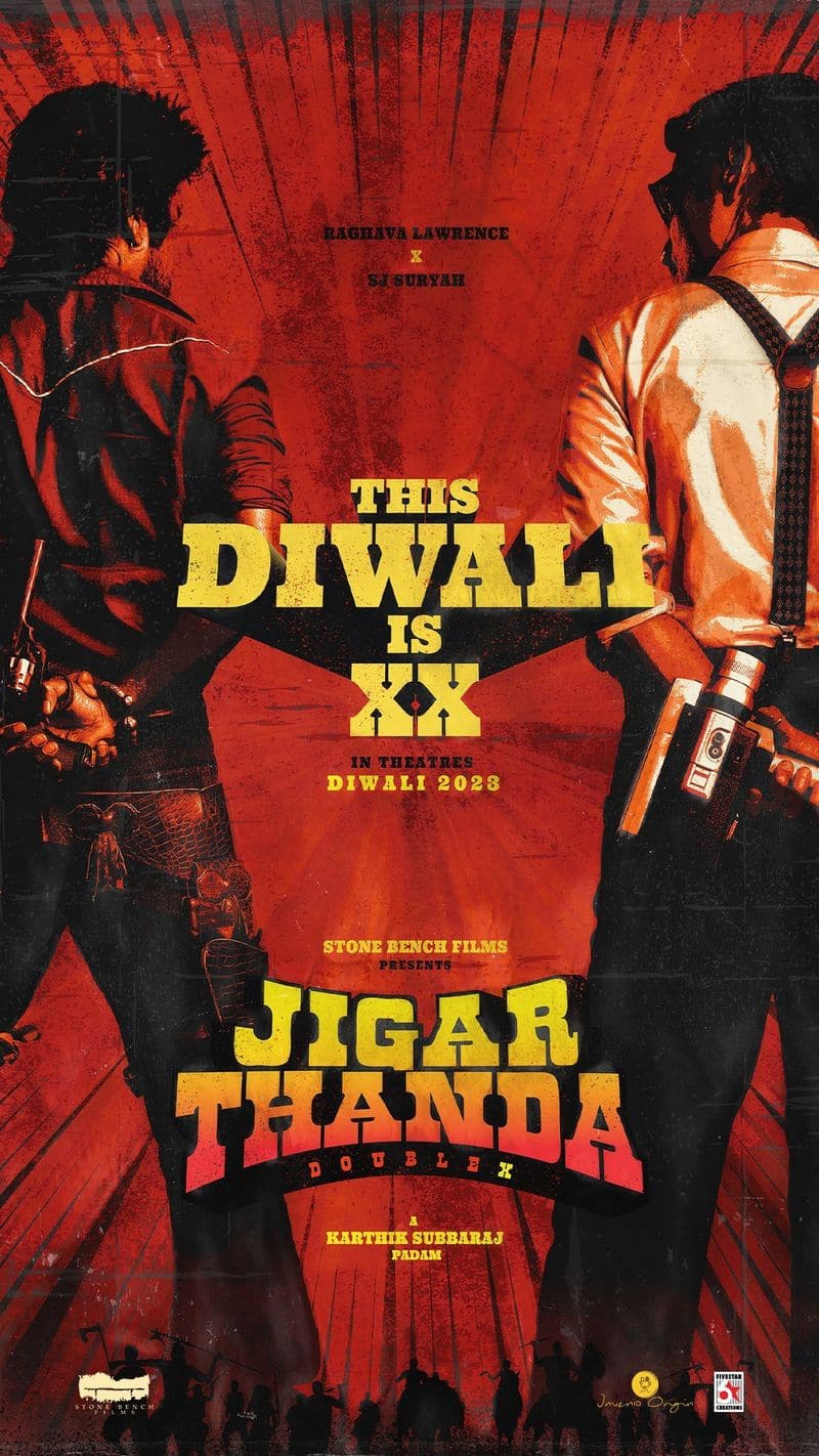 suryah  and Raghava Lawrence Jigarthanda Double X movie teaser released