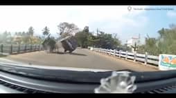 A car collided with a cattle cart near Rajapalayam video goes viral