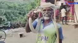 The old man who came to Tasmac shop with a snake in Chengalpattu