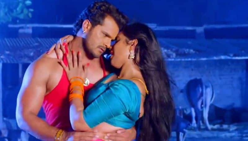 Kajal Raghwani SEXY video Bhojpuri actress Khesari Lal Yadav song Desi Machan romance goes viral RBA