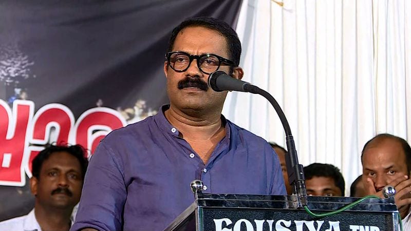 KM Shaji alleges during a speech that pinarayi vijayan is creating larger threat than BJP makes in Kerala 