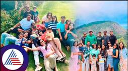 Meghana Raj Raayan Raj Sarja Prajwal Devraj and friends enjoy ooty summer holidays vcs 