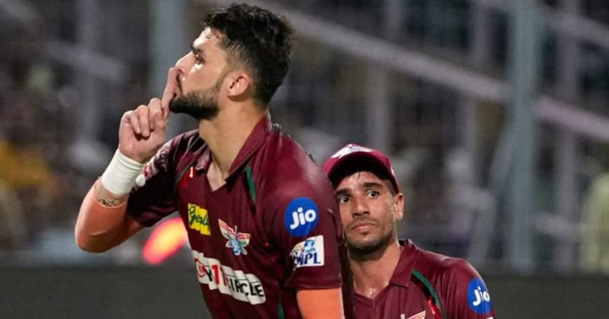 கொல்கத்தாவில் கோலி கோலி என்று கோஷமிட்ட ரசிகர்கள்: காம்பீர் ஸ்டைலில் பதிலடி கொடுத்த நவீன் உல் ஹக்!