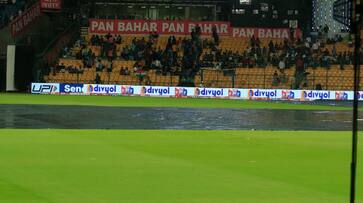 ICC World Cup 2023 Rain Stops Play DLS Par Score For Pakistan Against NZ Is 150 kvn ICC World Cup 2023 Rain Stops Play DLS Par Score For Pakistan Against NZ Is 150 kvn